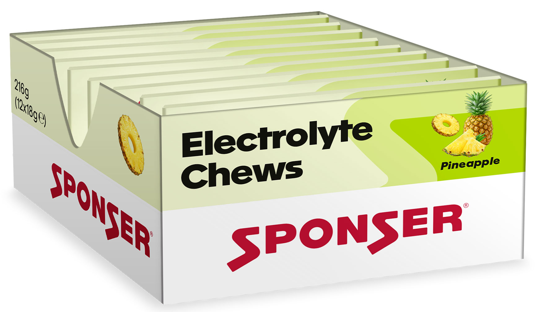 Sponser Electrolyte Chews Box 12 Schachteln 18g