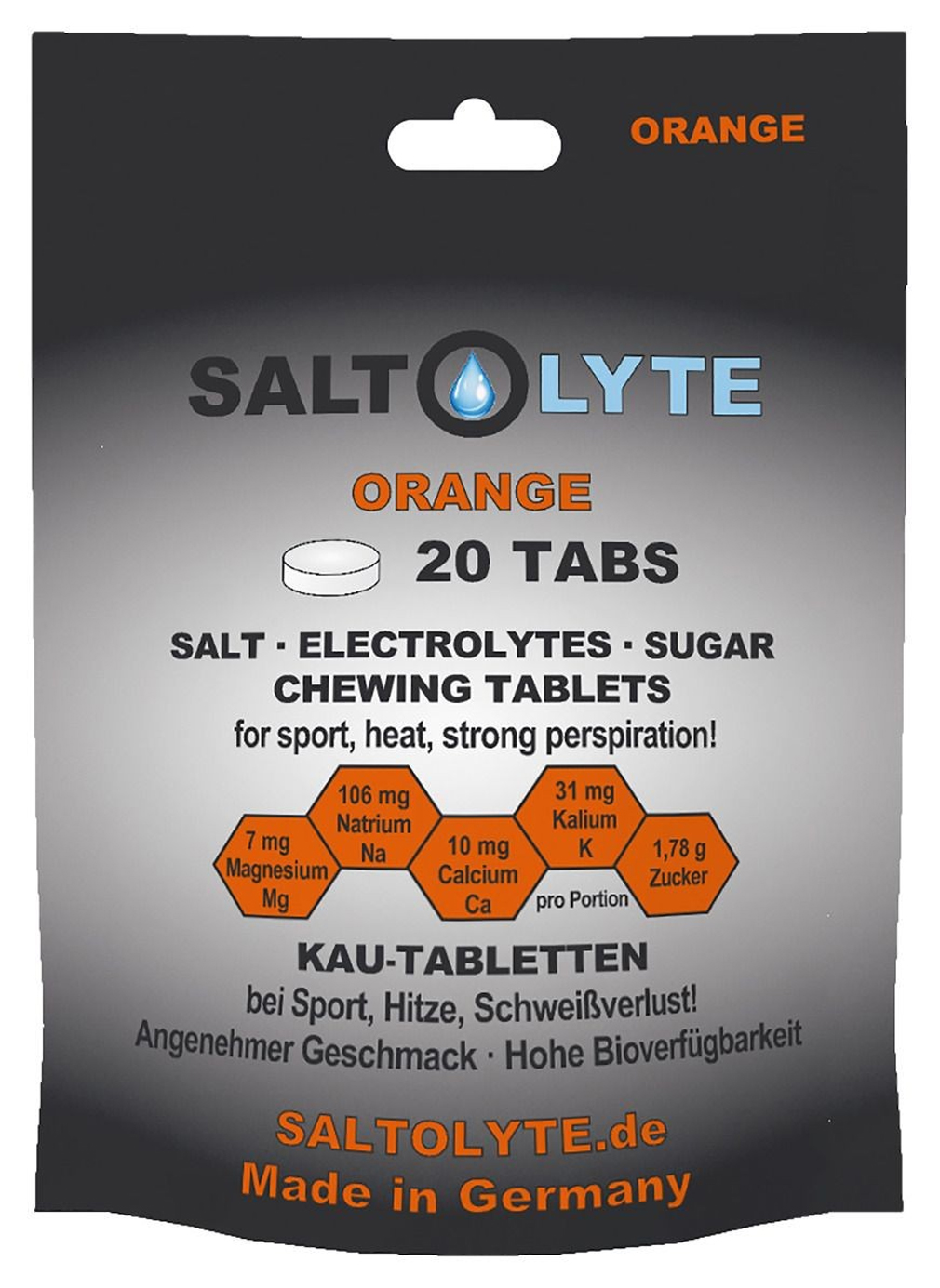 Saltolyte Chewing Tablets Beutel 20 Elektrolyt-Kautabletten