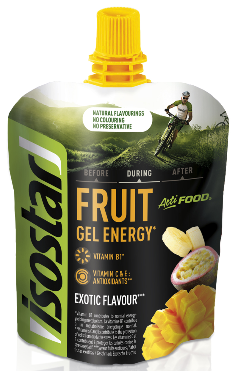 Isostar Fruit Energy Gel Beutel 90g