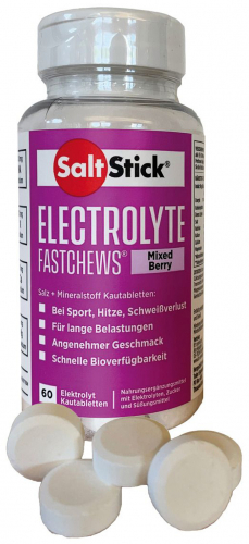 Salt Stick Fast Chews Elektrolyt-Kautabletten Dose 96g (60 Tabletten)