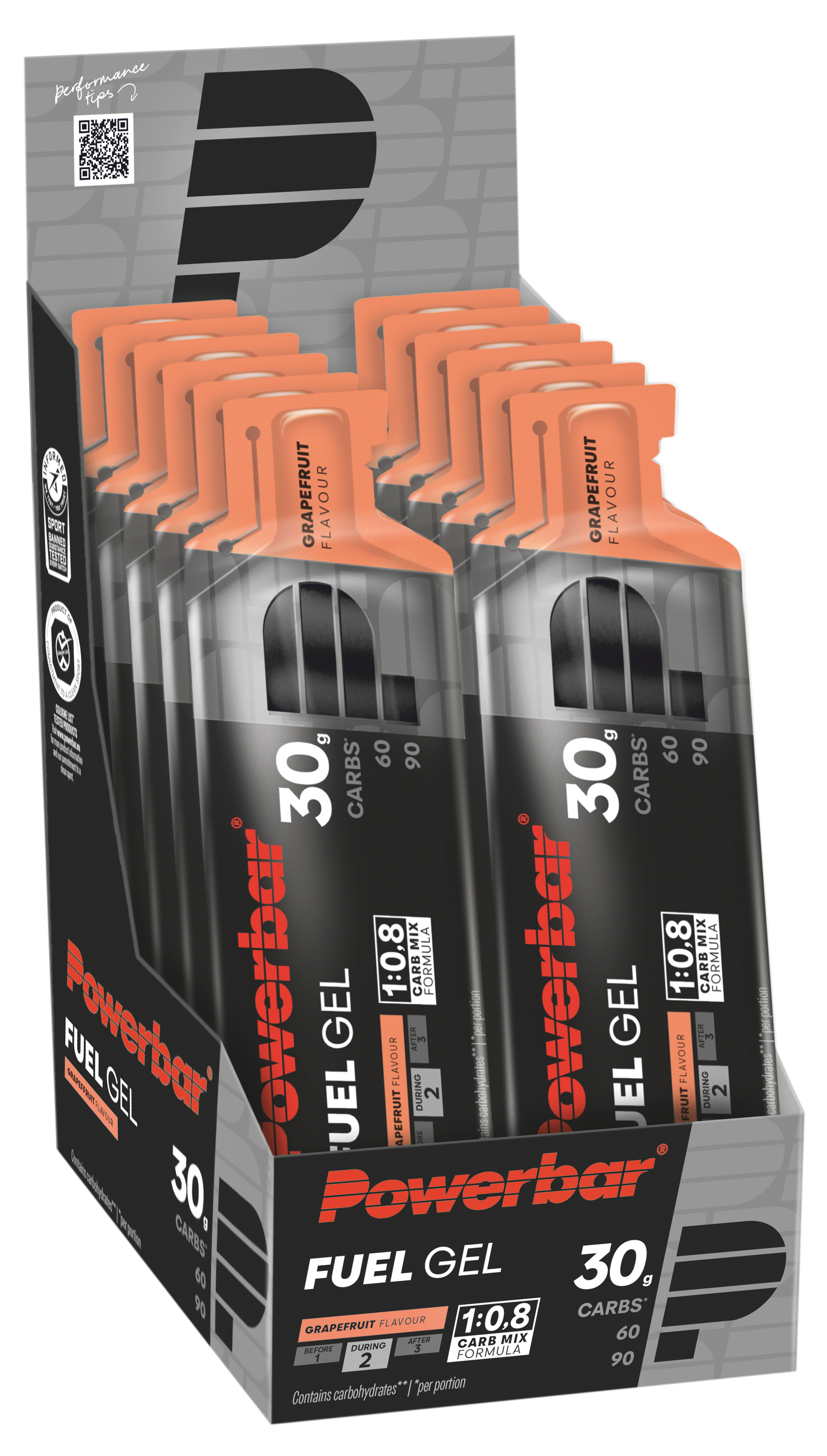 Powerbar Fuel 30 Gel Box 12 Beutel 50ml