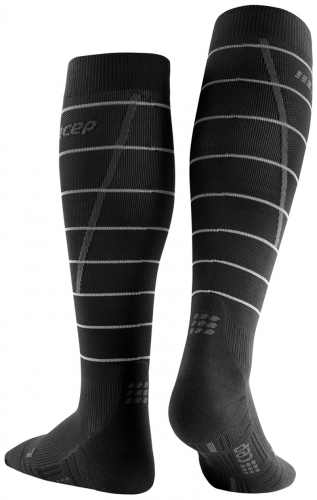 CEP Run Reflective Compression Socks Herren Schwarz