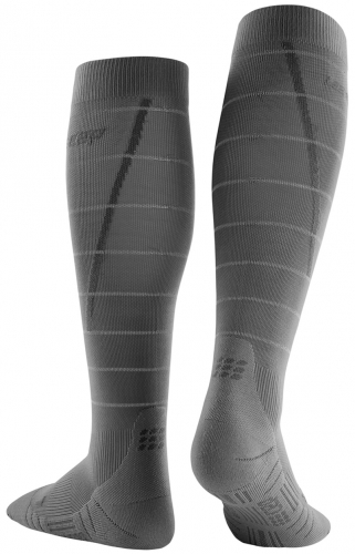 CEP Run Reflective Compression Socks Damen Grau