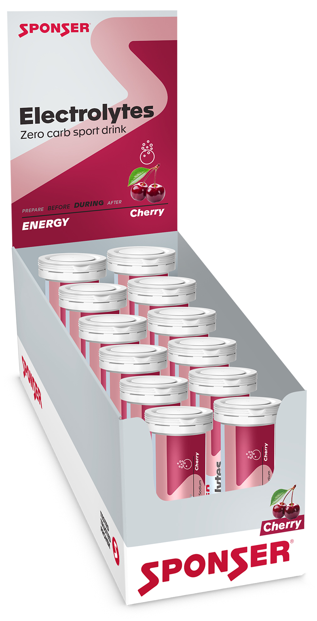 Sponser Electrolytes Zero Carb Sportsdrink Box 12 Röhrchen 45g