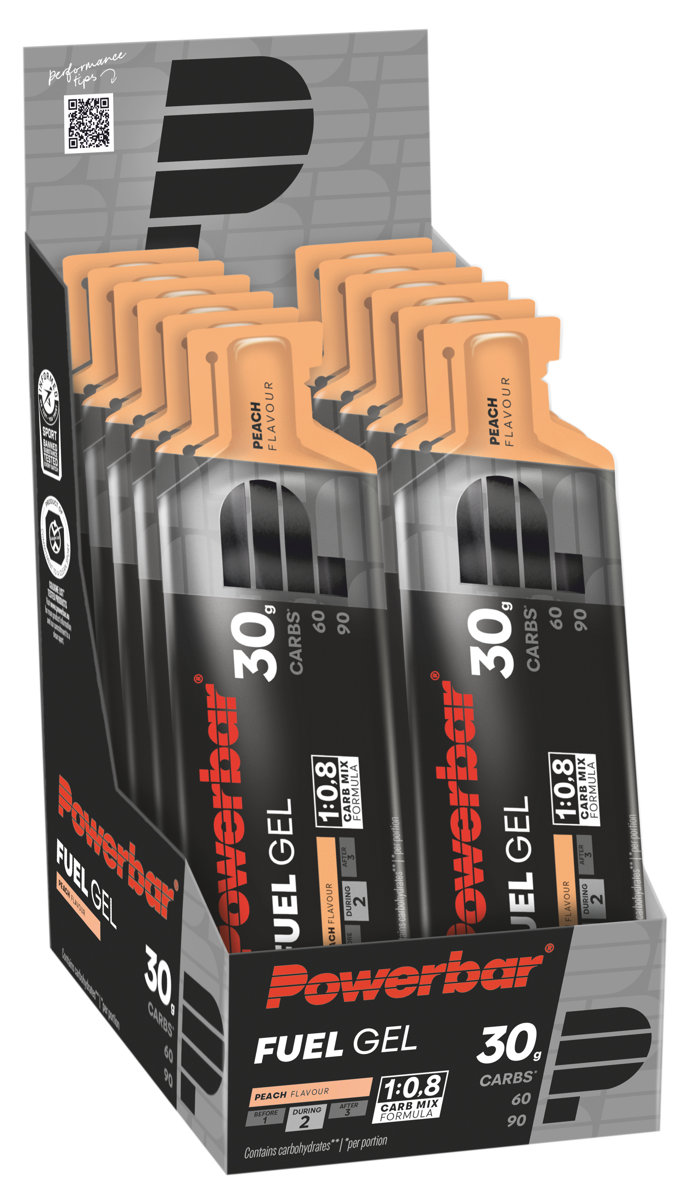 Powerbar Fuel 30 Gel Box 12 Beutel 50ml