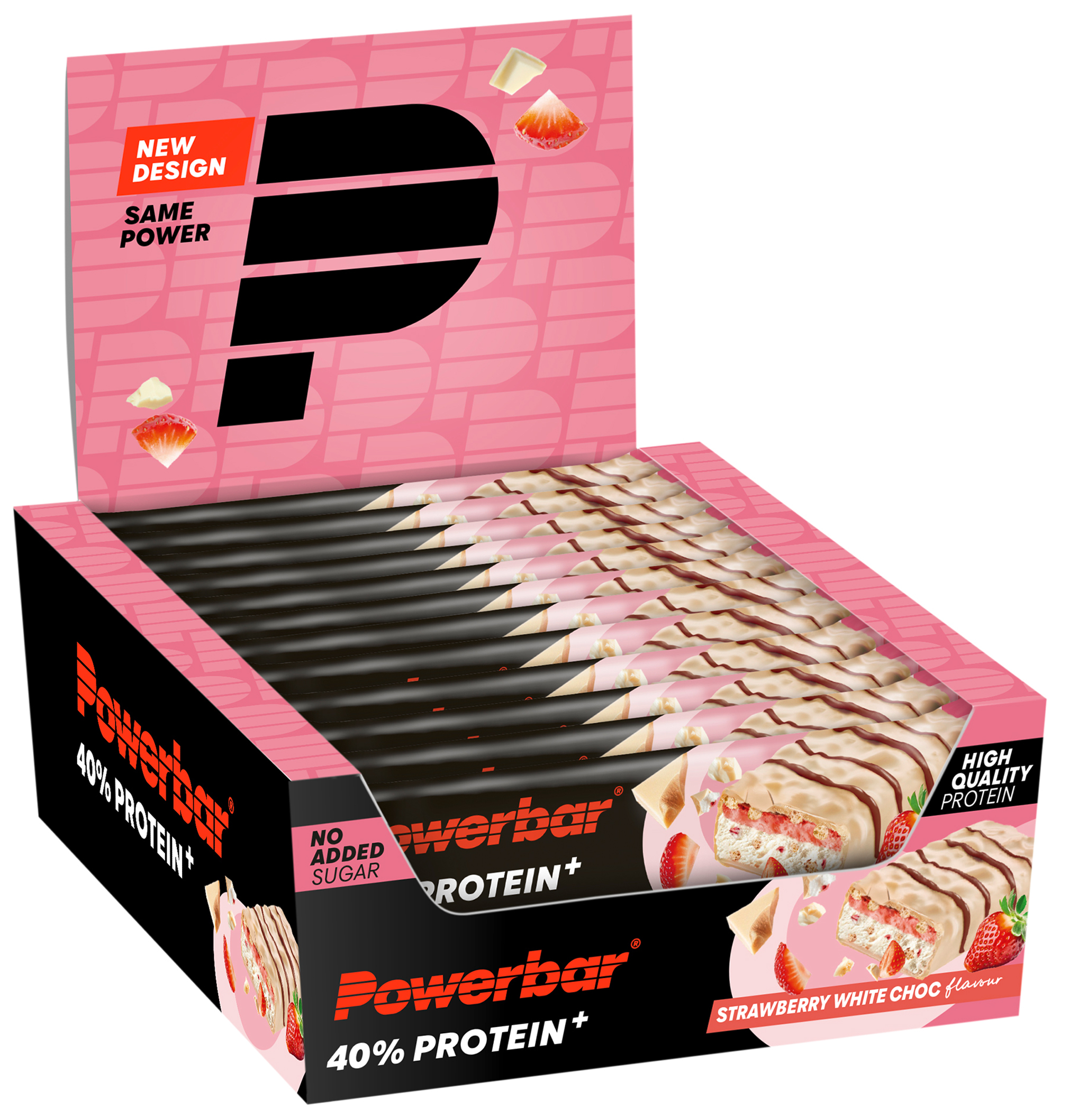 Powerbar 40% Protein + Crisp Bar Karton 12 Riegel 40g