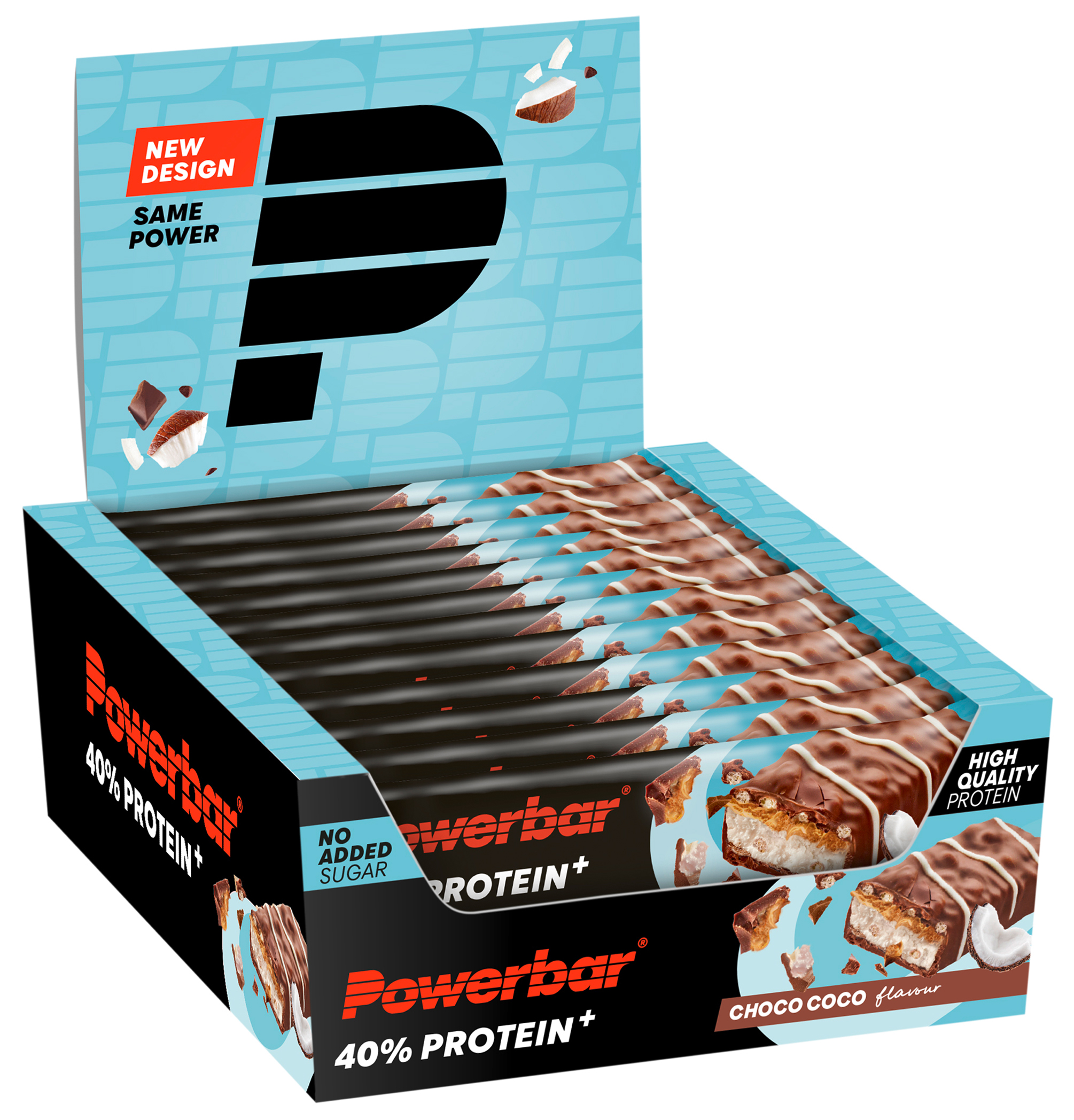 Powerbar 40% Protein + Crisp Bar Karton 12 Riegel 40g