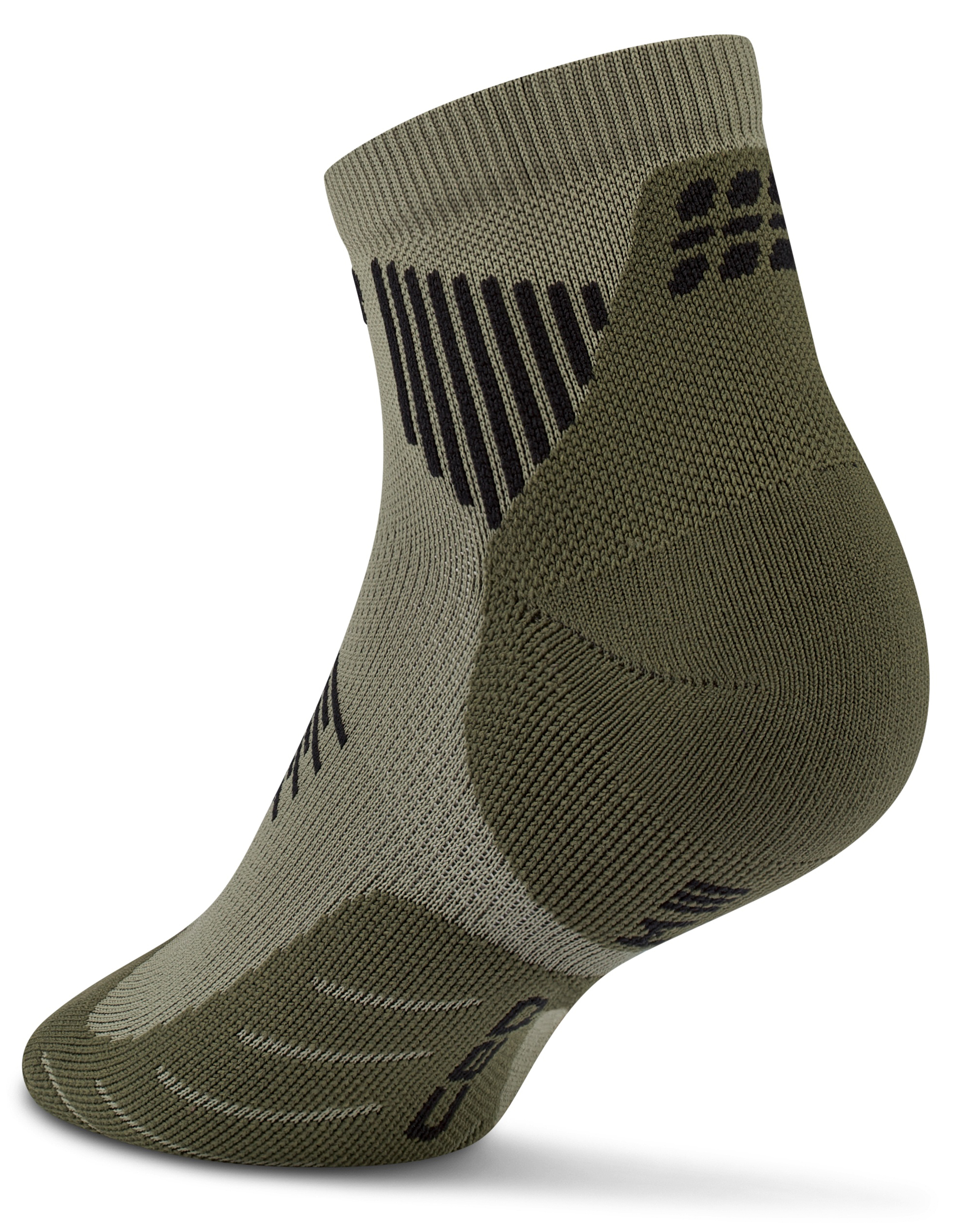 CEP Core Run Low Cut Compression Socks 5.0 Herren Olive