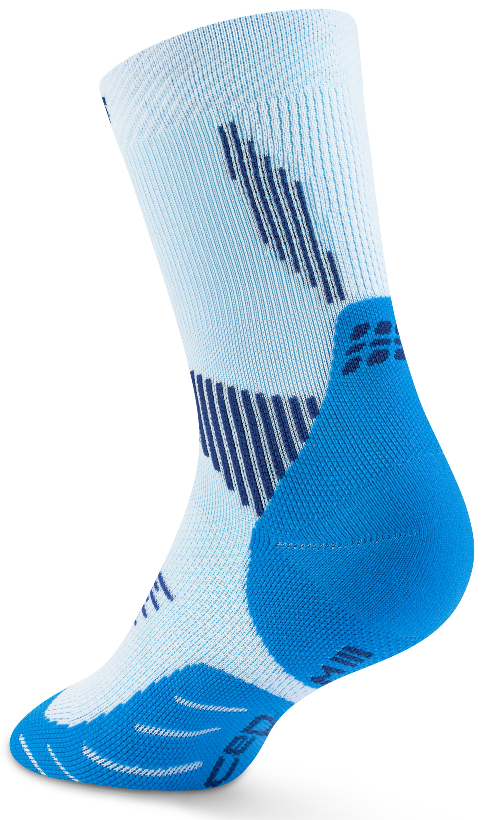 CEP Core Run Mid Cut Compression Socks 5.0 Damen Blau Ice