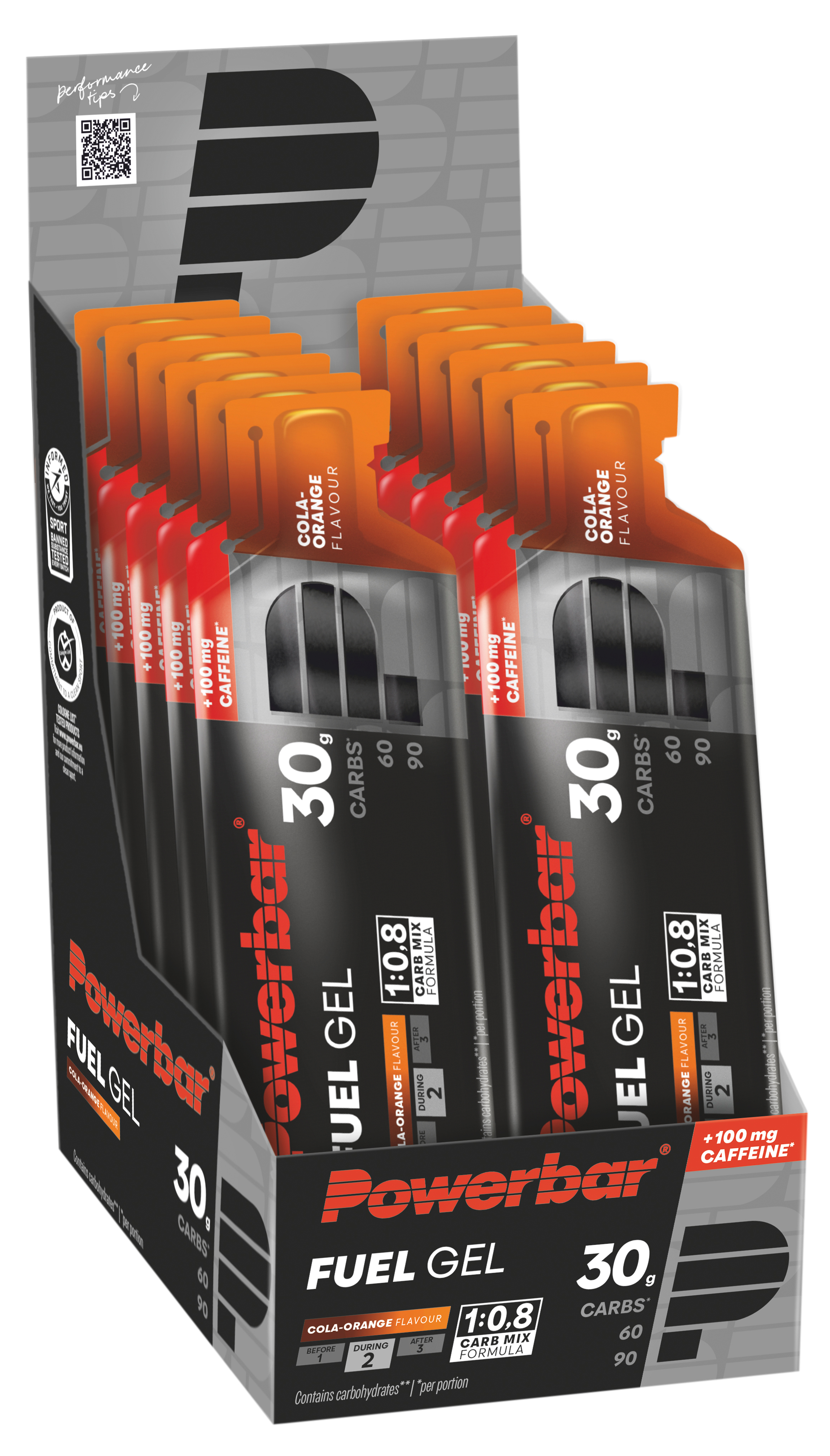Powerbar Fuel 30 Gel Box 12 Beutel 50ml