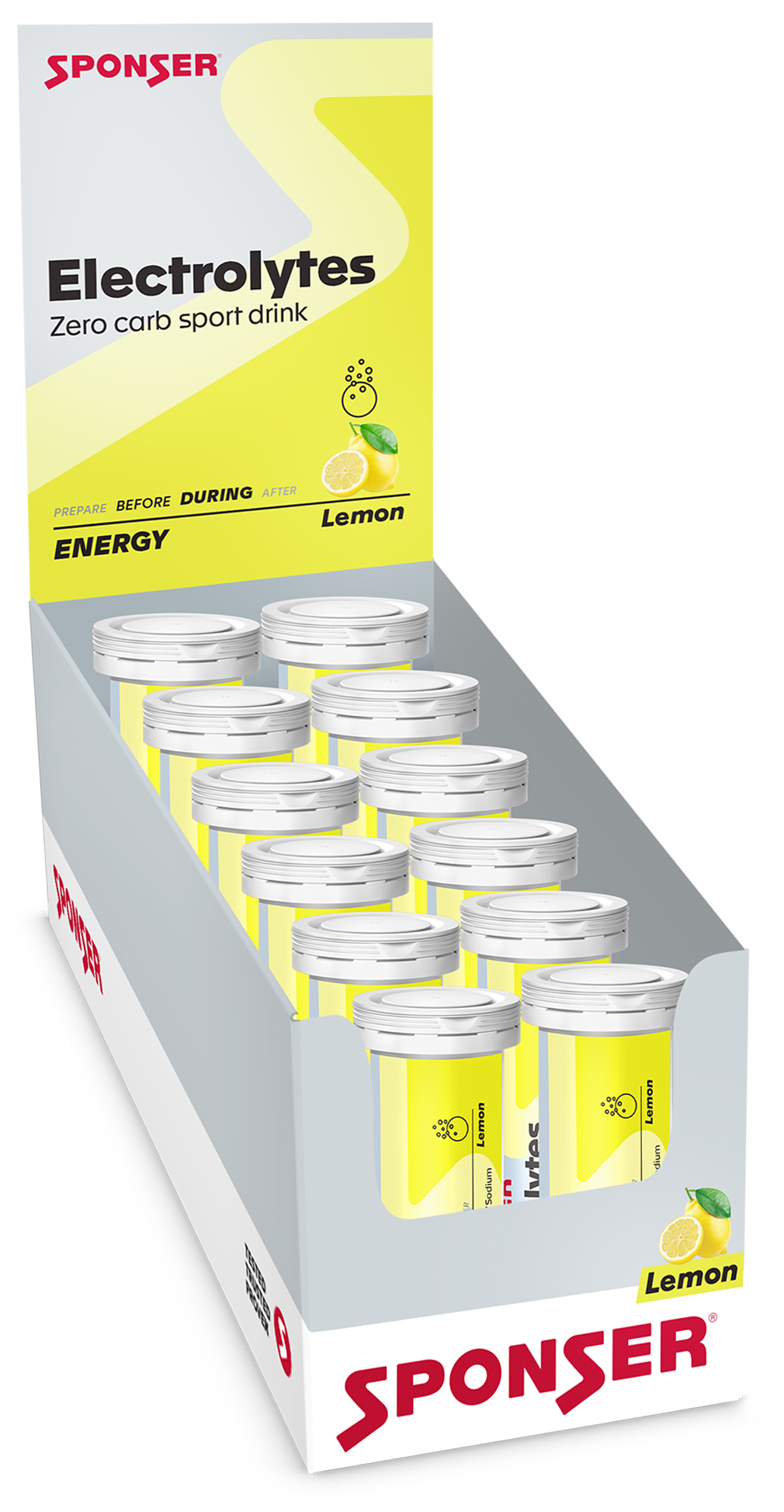 Sponser Electrolytes Zero Carb Sportsdrink Box 12 Röhrchen 45g
