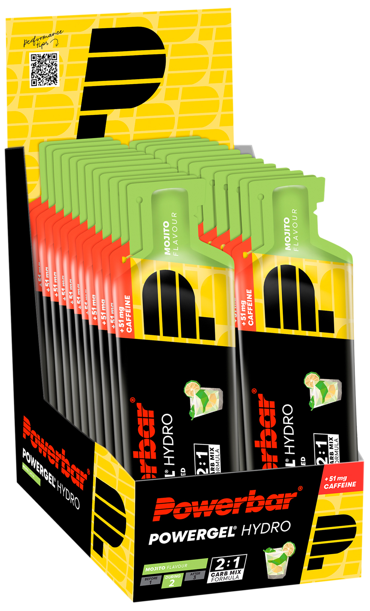 Powerbar Powergel Hydro Box 24 Beutel 67ml